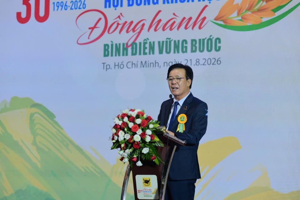 Ông Ngô Văn Đông - Tổng Giám đốc Công ty CP Phân bón Bình Điền phát biểu tại sự kiện