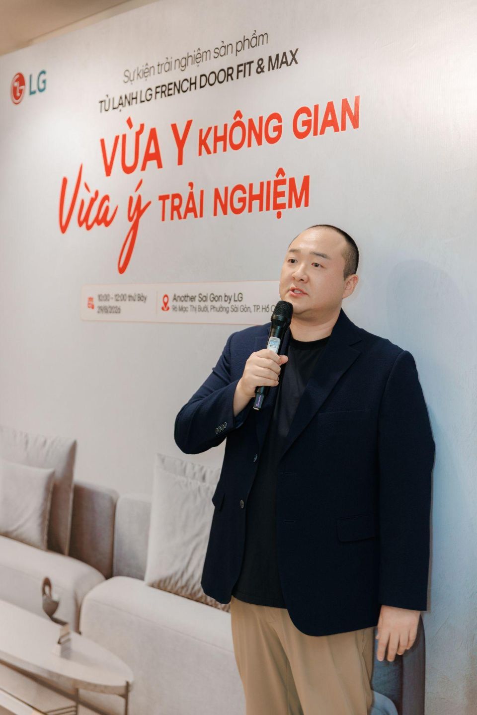 Ông In Jisoo chia sẻ về định hướng Fit & Max và tầm nhìn phát triển những giải pháp gia dụng của LG trong tương lai.
