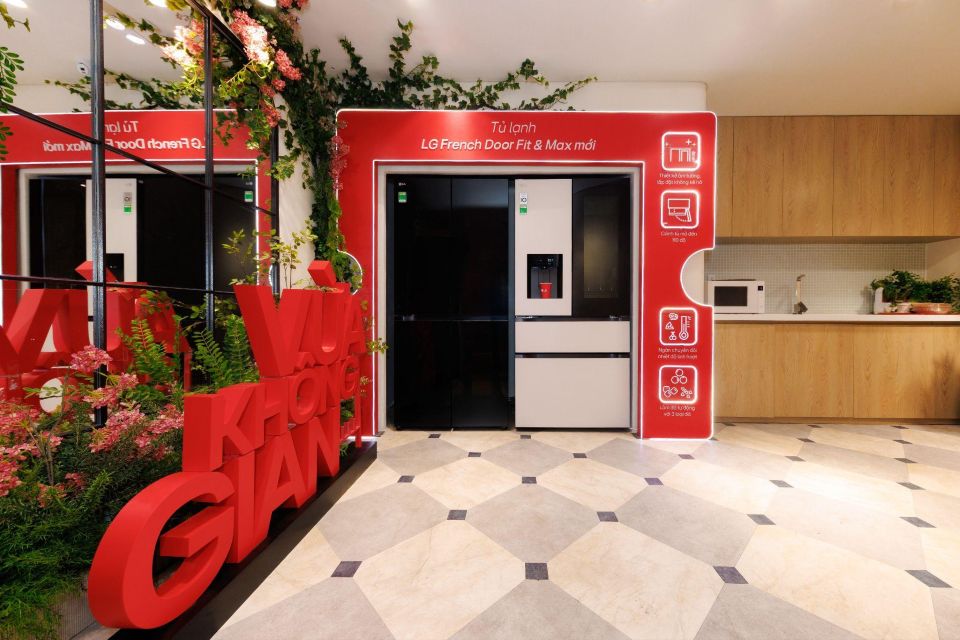Không gian “Vừa Không Gian” tái hiện cách LG InstaView French Door Fit & Max hòa nhập tự nhiên vào căn bếp hiện đại, tối ưu diện tích mà vẫn thuận tiện trong sử dụng.