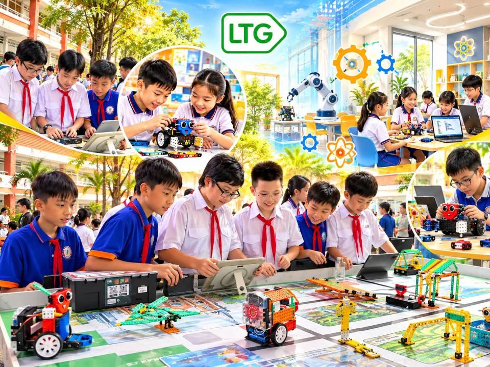 LTG GROUP đồng hành phát triển giáo dục STEM, Robotics.