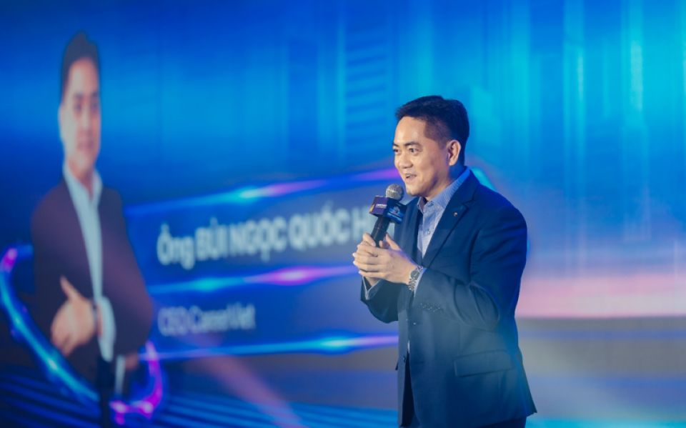 Ông Bùi Ngọc Quốc Hưng – CEO CareerViet chia sẻ tại sự kiện