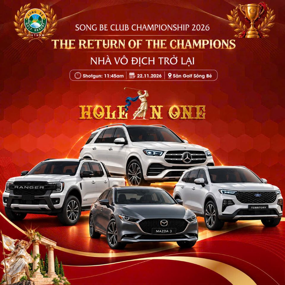 Hệ thống giải thưởng Hole in One (HIO) dự kiến hấp dẫn dành cho các golfer tham gia giải đấu
