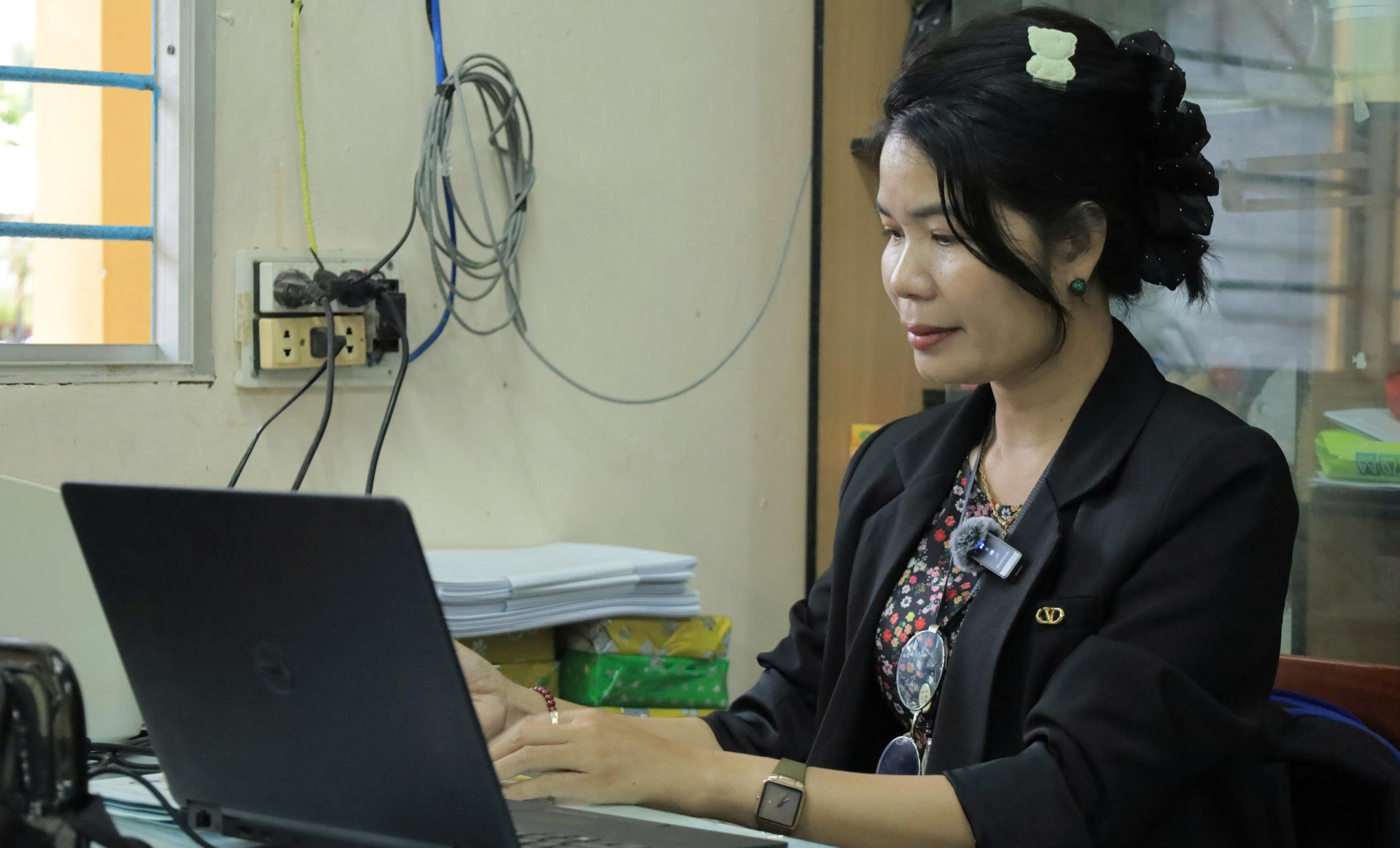 Cô Vanh Ma Lai hiện là Giáo viên Trường THCS Ô Lâm (tỉnh An Giang)