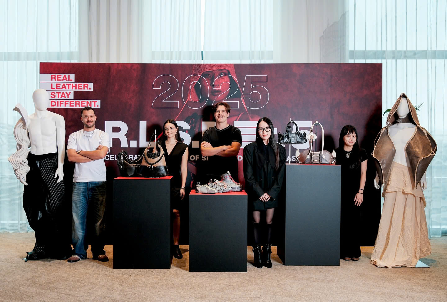 Lan Anh tại sự kiện “Real Leather. Stay Different 2025”