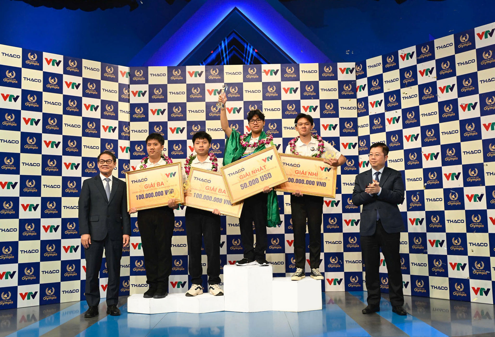 THACO đồng hành cùng Đường lên đỉnh Olympia từ năm 2017 đến nay