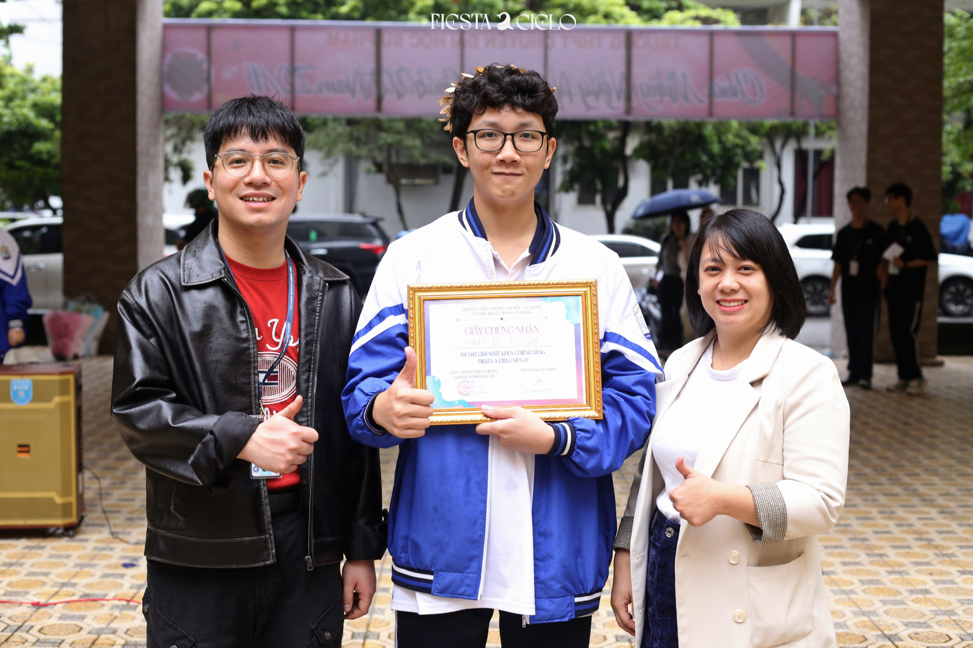 Phạm Lê Minh - lớp 12 Anh 2 đến từ Zone 3 đã giành chiến thắng