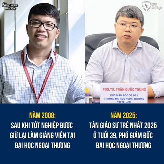 Ông Trần Quốc Trung hiện là Phó Giám đốc Cơ sở II, Trường Đại học Ngoại thương tại TPHCM.