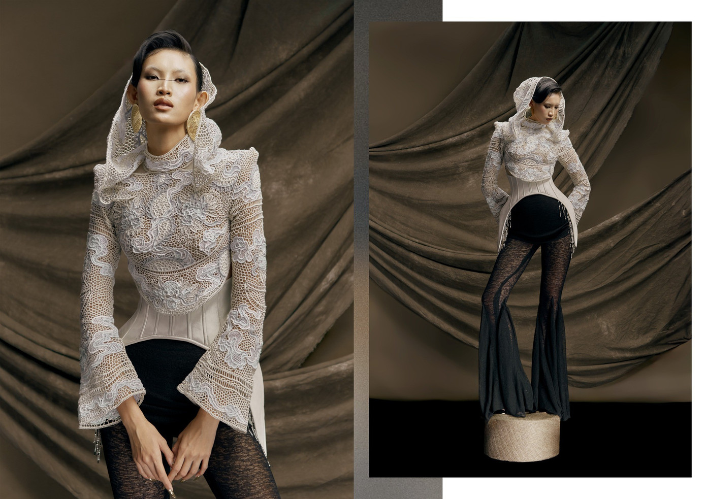 Ren Vơ-ni được xử lý 3D trong thiết kế