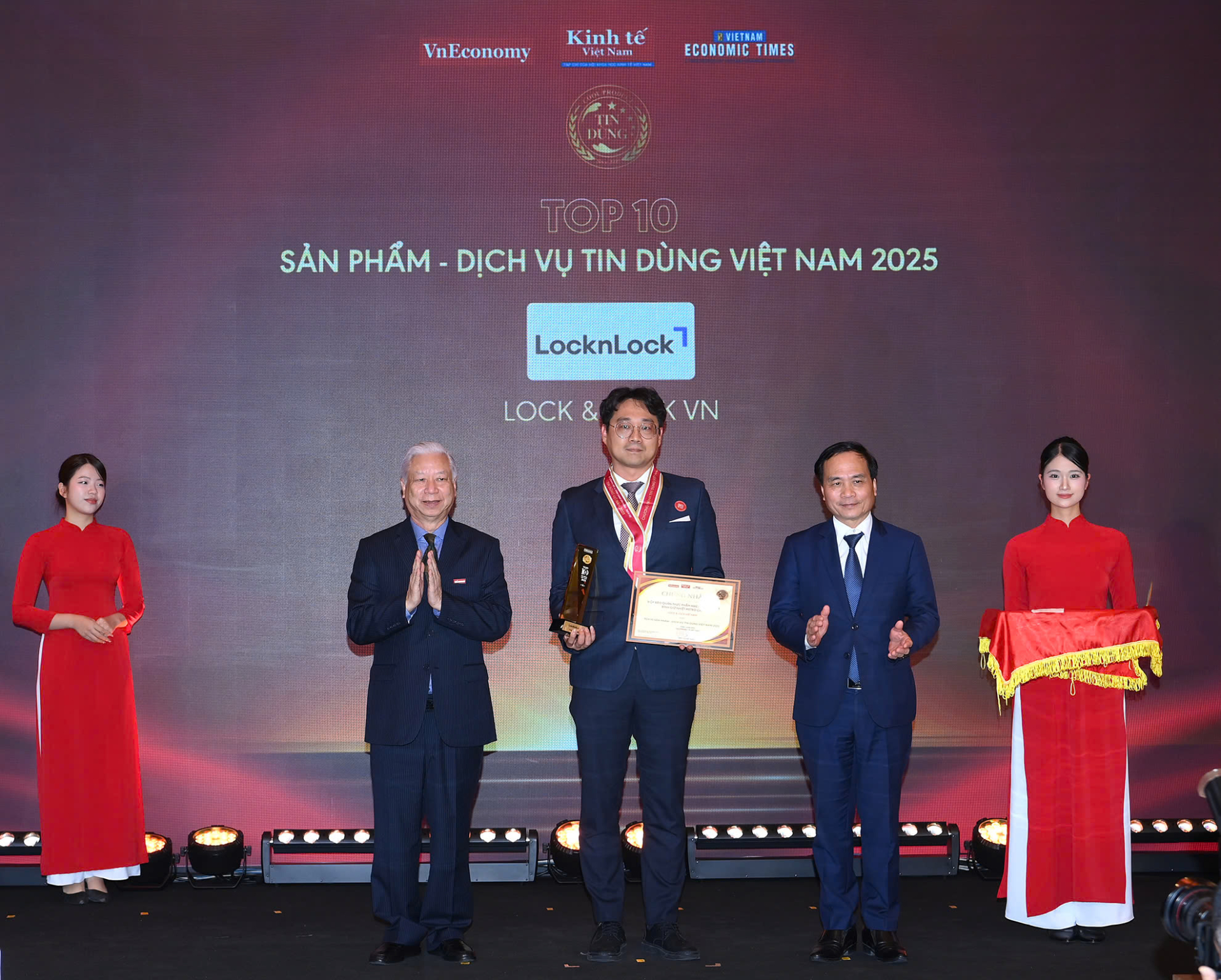 LocknLock vinh dự 14 năm liên tiếp lọt “Top 10 Sản phẩm – Dịch vụ Tin Dùng Việt Nam”