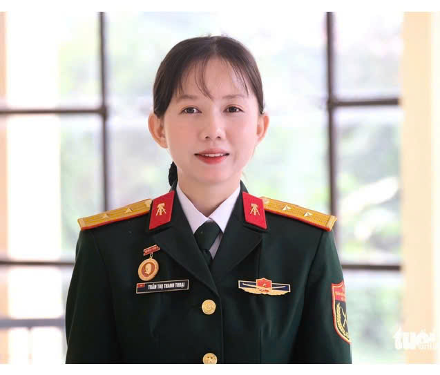 Trần Thị Thanh Thoại là một trong số ít sinh viên đạt bằng giỏi của Học viện Kỹ thuật Quân sự