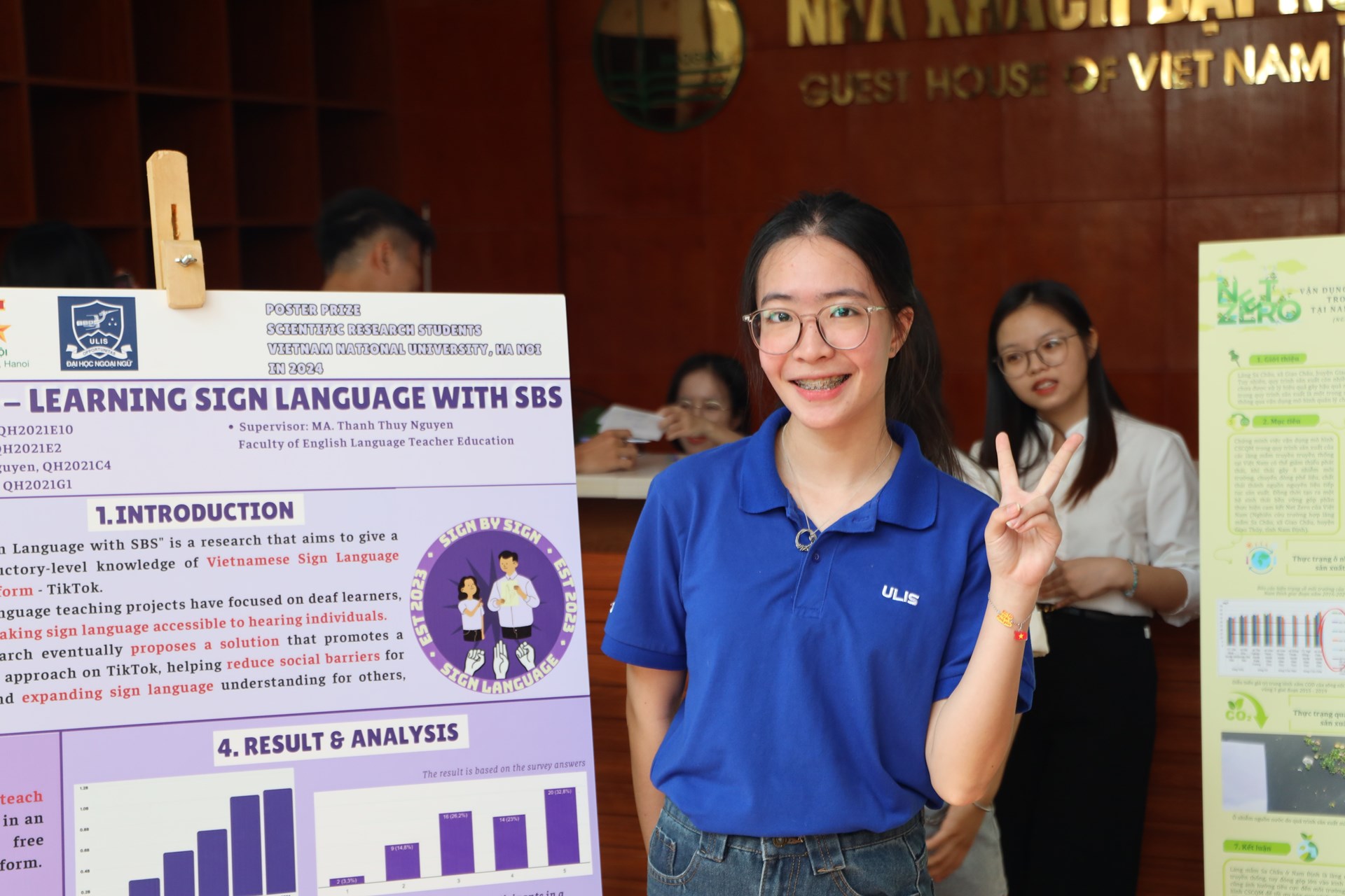 Nguyễn Bảo Ngọc, sinh viên Trường ĐH Ngoại ngữ, ĐH Quốc gia HN