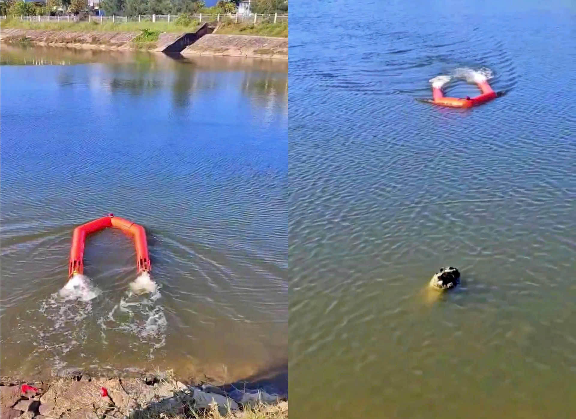 Phao cứu sinh điều khiển từ xa được phát triển theo hướng gọn nhẹ, dễ sử dụng nhưng vẫn bảo đảm độ ổn định cao trên mặt nước