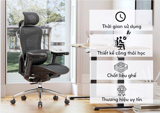 Tiêu chí để chọn ghế xoay văn phòng phù hợp