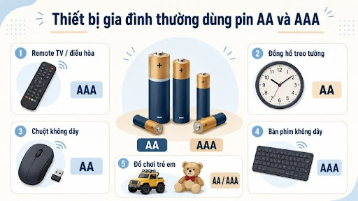 Cách chọn pin cho remote TV - đồng hồ và đồ dùng gia đình