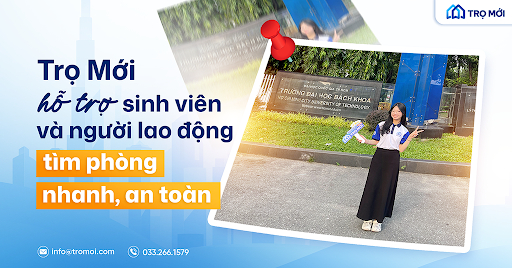 Tìm trọ không còn là nỗi lo của người đi làm, đi học