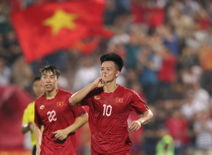 U23 Việt Nam khởi đầu thuận lợi ở vòng loại U23 châu Á 2024. (Ảnh: Thanh Xuân)