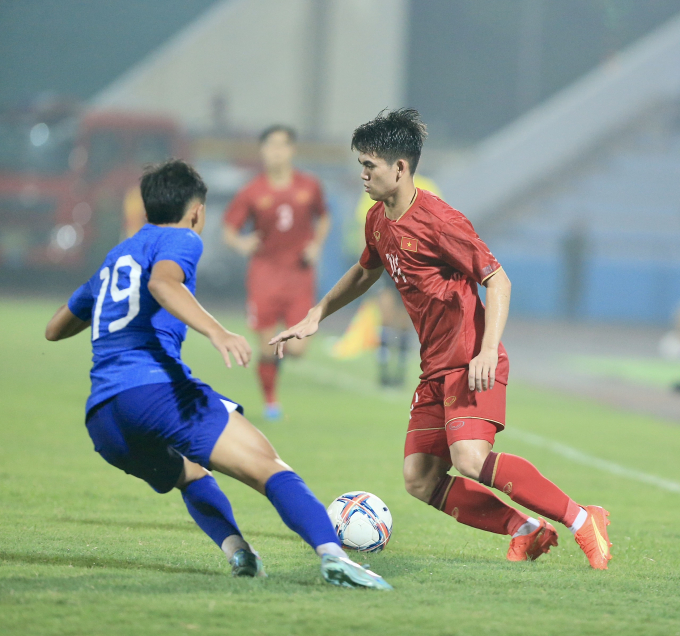 Khuất Văn Khang vừa cùng U23 Việt Nam dự vòng loại giải U23 châu Á. (Ảnh: NĐC)