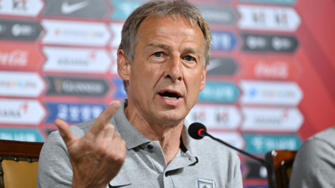 HLV Jurgen Klinsmann không có được thành tích tốt kể từ khi dẫn dắt tuyển Hàn Quốc.