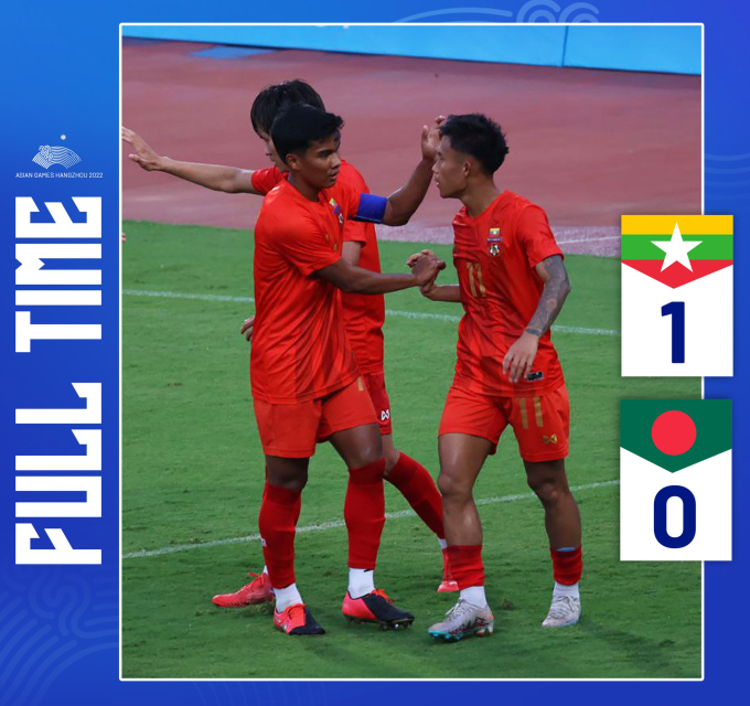 U23 Myanmar có được 3 điểm quan trọng để mở ra cơ hội đi tiếp.