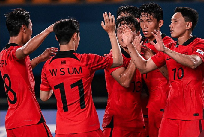 U23 Hàn Quốc tỏ ra quá vượt trội so với các đối thủ ở bảng E.