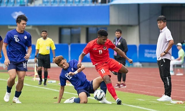 U23 Indonesia thậm chí còn thất bại 0-1 trước U23 Đài Bắc Trung Hoa.