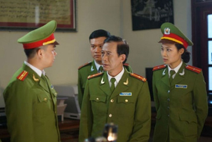 Nghệ sĩ Văn Báu được xem là một trong những nam diễn viên vào vai công an nhiều nhất màn ảnh Việt