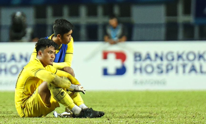 Ernando Ari chơi nỗ lực nhưng không thể giúp U23 Indonesia giữ sạch lưới đến hết trận.