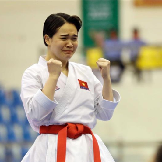 Karate một lần nữa mang về huy chương vàng Asiad cho Việt Nam. (Ảnh: NT)