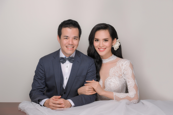 Sang Lê kết hôn năm 2017.