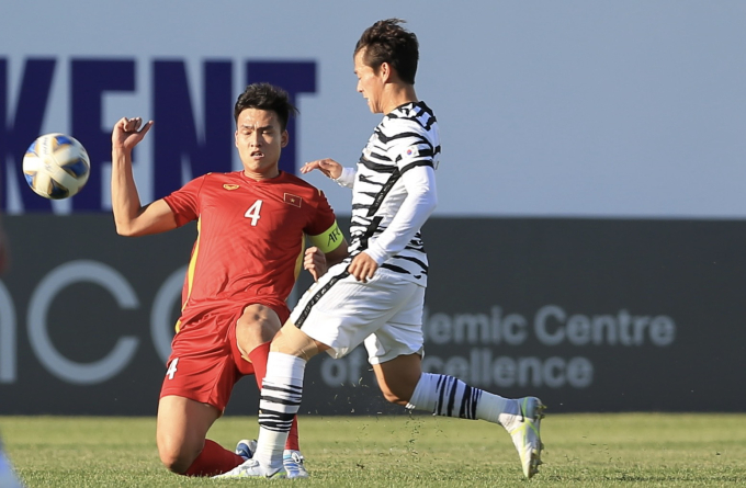Bùi Hoàng Việt Anh từng đối đầu với U23 Hàn Quốc tại giải U23 châu Á 2022.
