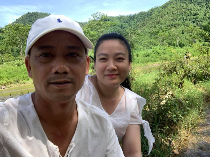 Trần Bình Trọng và vợ.