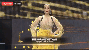 Kiều Loan nằm trong top 10 bình chọn trước chung kết Miss Grand International 2019