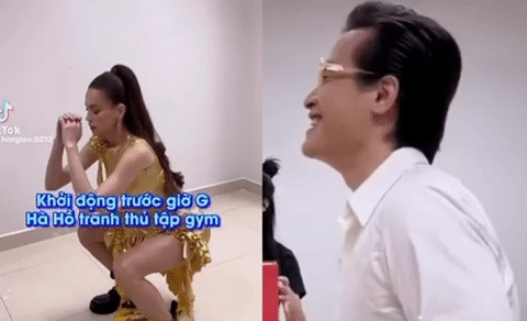 Clip hiếm hậu trường của Hồ Ngọc Hà và Hà Anh Tuấn, mẹ bỉm để lộ 'bí kíp' body chuẩn đét qua 2 lần sinh