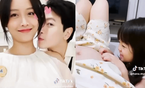 Trương Mỹ Nhân lần đầu để lộ hình ảnh bụng bầu vượt mặt, cân nặng hơn 65 kg khi mang thai lần 2