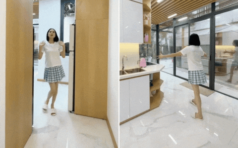 Ngọc Trinh 'đập hộp' căn bếp mới toanh sau khi đầu tư 500 triệu cải tạo lại từ đầu 