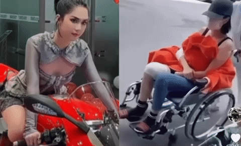 Ngọc Trinh gặp tai nạn bị thương khi điều khiển xe moto, tình trạng hiện ra sao?