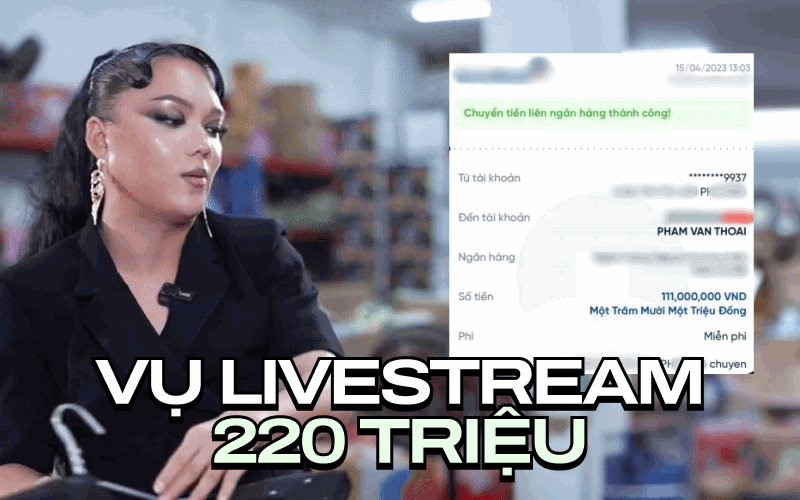 Toàn cảnh vụ chi 220 triệu thuê Phạm Thoại dự sự kiện và livestream, nhãn hàng chỉ bán được 100 đơn thu về hơn 20 triệu đồng