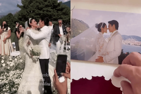 Hé lộ thiệp cưới trong hôn lễ của Mark Prin - Kimmy Kimberley ở Thái Lan, số lượng khách mời gây sốc