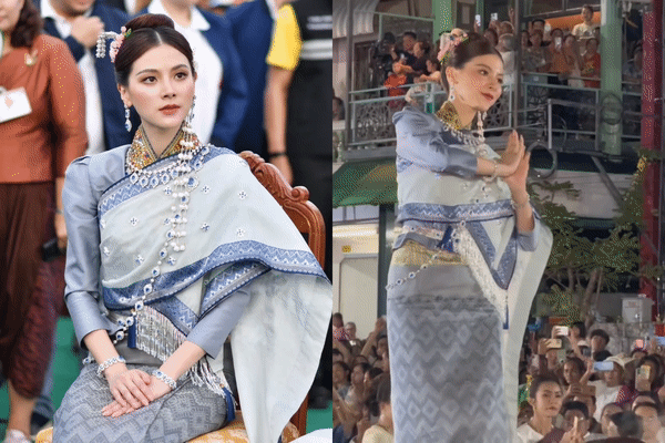 Baifern Pimchanok đẹp xuất thần khi diện trang phục truyền thống, sắc vóc qua cam thường càng nhìn càng mê
