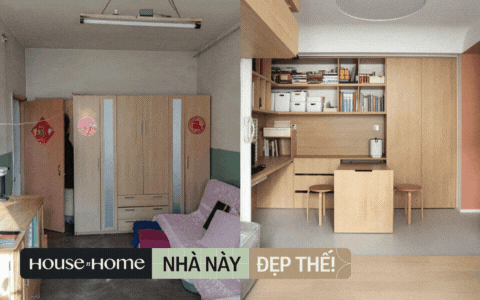 Căn hộ 59 tuổi được cải tạo: Từ ẩm mốc, cũ kỹ thành lung linh, hiện đại khiến ai cũng bất ngờ 