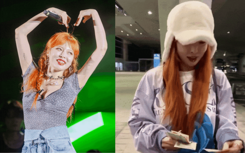 Đáng yêu như HyunA: Đi diễn ở TP.HCM về “lì xì' tiền Việt cho fan Hàn