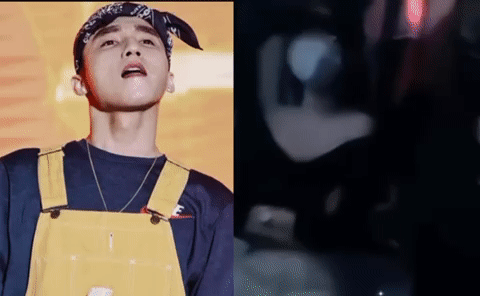 Rộ clip Hải Tú tới xem Sơn Tùng biểu diễn, âm thầm bí mật đứng phía dưới sân khấu?