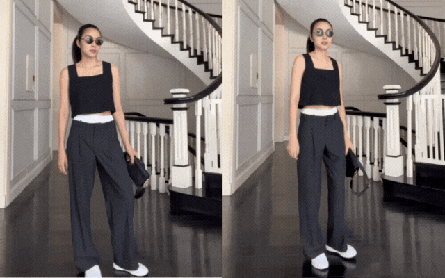 Tăng Thanh Hà diện crop top khoe vòng eo 'bà mẹ 3 con', đến Hoa hậu quốc tế cũng phải trầm trồ khen