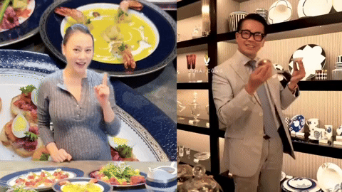 Nấu bàn tiệc Âu cho Shark Bình, Phương Oanh bị dân tình soi chi tiết 'nhà giàu': tưởng mua ở Thái Công nhưng còn xịn hơn thế?
