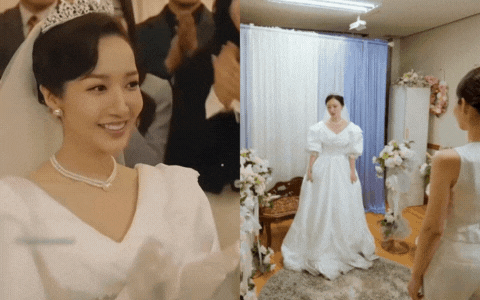 Park Min Young lấn át “tiểu tam” khi cùng diện váy cưới sến rện, cân đẹp outfit nhưng vẫn thua truyện tranh?