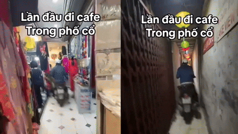 Du khách ngỡ ngàng lần đầu trải nghiệm cà phê phố cổ: quán mặt tiền mà như trong ngõ, khách 'khom lưng cúi người' đi xuyên qua nhà dân 