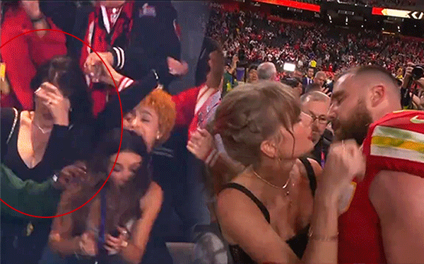 Taylor Swift gây sốt khi hôn bạn trai mừng vô địch Super Bowl, ngờ đâu video 'sầu nữ nước Mỹ' bị đẩy ngã lại được bàn tán nhiều hơn
