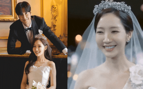 Park Min Young khiến MXH bùng nổ vì tạo hình cô dâu đẹp xuất sắc ở tập cuối 'Cô đi mà lấy chồng tôi' 