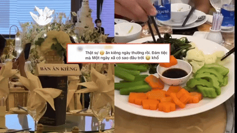 Mâm cỗ cưới toàn đồ hấp hệ 'nhạt' của dân thể hình gây xôn xao: người khen dinh dưỡng, người chê quá lạc quẻ? 