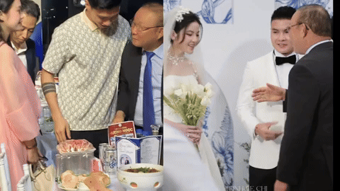 Chu Thanh Huyền và Doãn Hải My cúi chào HLV Park Hang-seo, trợ lý tiết lộ thầy không cần phiên dịch khi nói chuyện với các bạn nữ xinh đẹp